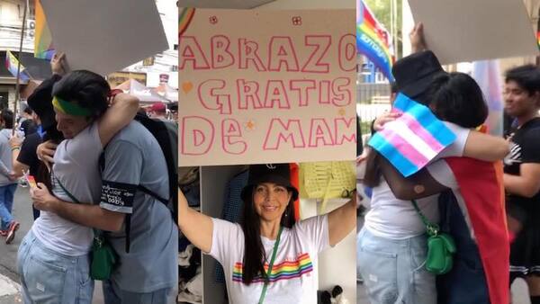 Diario HOY | “Abrazo gratis de mamá”: La mujer que se ganó el cariño de jóvenes en La Parada 2022