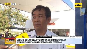 INTN realiza la verificación de la estación de servicios de Petropar - ABC Noticias - ABC Color
