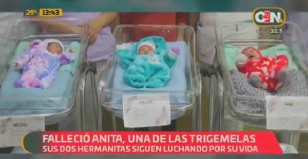 Fallece una de las trigemelas y necesitan ayuda para las hermanas