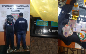 Detienen a un hombre con más de 12 kilos de marihuana en Caaguazú – Prensa 5