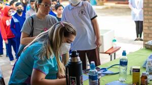 Brindaron atención médica y entregaron medicamentos en la escuela San Francisco de Asís - San Lorenzo Hoy