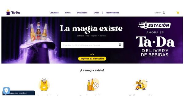 TaDa, la app de delivery de bebidas se propone alcanzar 50% de cobertura a nivel nacional