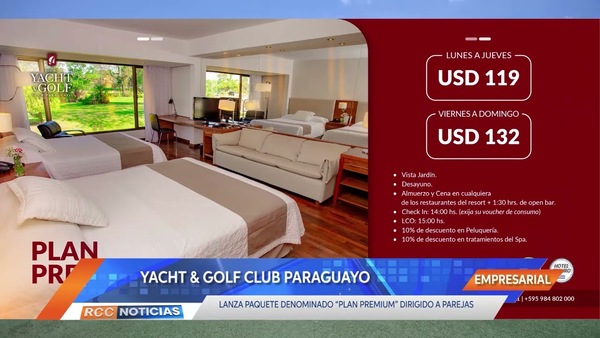 Yacht & Golf Club lanza promoción de cinco y diez noches de hotel.