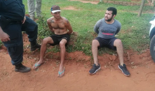 De película: Persecución, disparos y dos detenidos tras asalto en Itá - Noticiero Paraguay