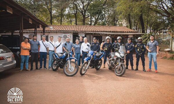 Municipalidad de Ciudad del Este recibe motocicletas para reforzar la seguridad – Diario TNPRESS
