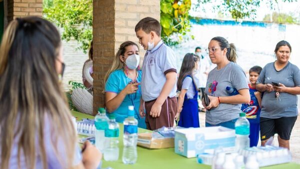 Iniciaron atención médica en escuelas » San Lorenzo PY