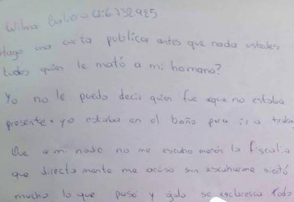 Crónica / Caso Vape: Supuesto feminicida escribió carta desde la cárcel "a mí nadie me escuchó"