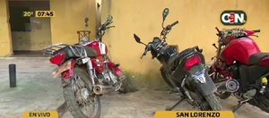 San Lorenzo: Recuperan una moto tras persecución - C9N