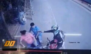 Motochorro atacó a madre e hijo en Capiatá | Telefuturo