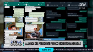 Diario HOY | Alumnos del Colegio Pdte. Franco recibieron amenazas vía WhatsApp