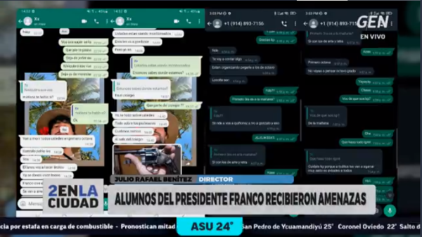 Diario HOY | Alumnos del Colegio Pdte. Franco recibieron amenazas vía WhatsApp