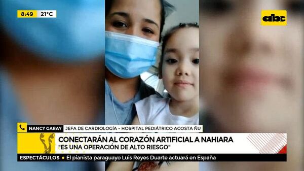 Conectarán al corazón artificial a Nahiara - ABC Noticias - ABC Color