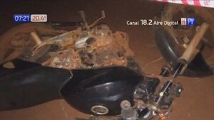 Accidente de moto deja dos víctimas fatales en San Rafael del Paraná | Noticias Paraguay