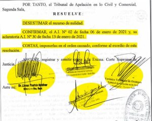 Sigue juicio pero dejan sin efecto “acuerdo secreto” entre Petropar y Texos  - Nacionales - ABC Color