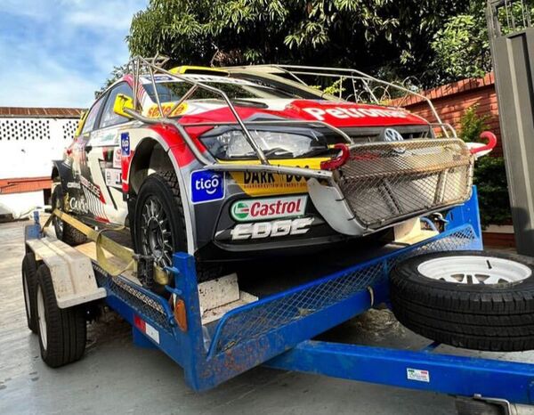 El VW GTI R5 de Gustavo Saba partió rumbo al Rally del Chaco - ABC Motor 360 - ABC Color