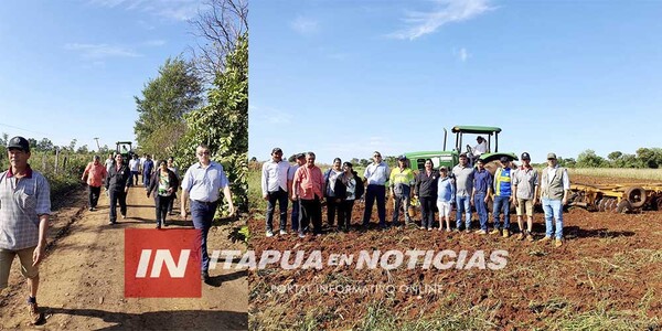 INICIARON TRABAJOS DE PREPARACIÓN DE SUELO EN LA PAZ