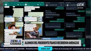 Crónica / Colegiantes reciben amenazas por whatsapp