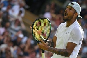 Kyrgios elimina a Garín en los cuartos de final de Wimbledon