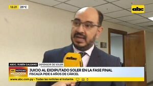 Exdiputado Soler conocerá hoy su Sentencia - ABC Noticias - ABC Color
