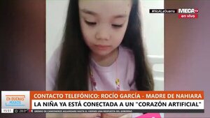 Nahiara ya recibió el corazón artificial, confirmó la madre - Megacadena — Últimas Noticias de Paraguay