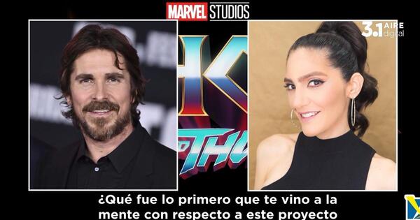 "Thor: amor y trueno": Lu Sapena charló con el villano de la peli, Christian Bale