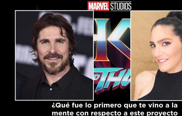 "Thor: amor y trueno": Lu Sapena charló con el villano de la peli, Christian Bale
