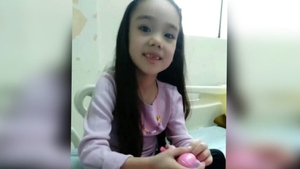 Tras larga espera, finalmente la pequeña Nahiara ya recibió el corazón artificial