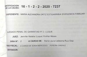 Funcionaria imputada por violencia contra su ex concubino •
