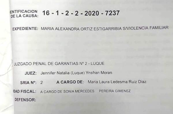 Funcionaria imputada por violencia contra su ex concubino •