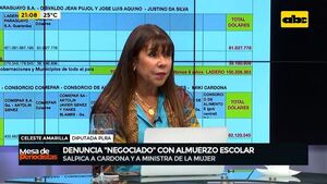 Negociado con almuerzo escolar salpica Cardona y a Ministra de la Mujer - ABC Noticias - ABC Color
