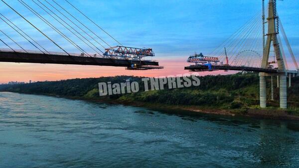 Dovelas del Puente de la Integración están a 53 metros de unirse en su tramo central – Diario TNPRESS