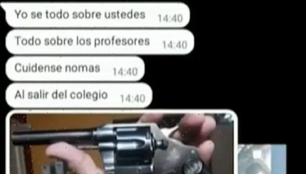 Alumnos del Colegio Presidente Franco reciben amenazas vía WhatsApp - Noticiero Paraguay
