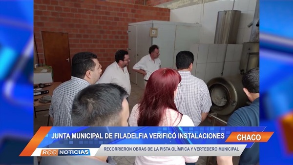 Verificaron obras en pista atlética y constataron estado del vertedero municipal en Filadelfia.
