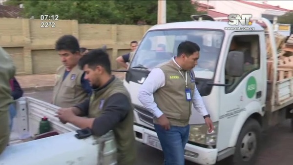 Despeje de espacios "reservados" en zona del Palacio de Justicia - SNT