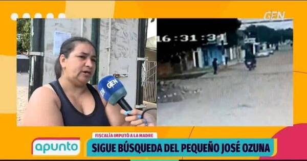 La Nación / Imputan a madre de niño desaparecido por falta del deber del cuidado