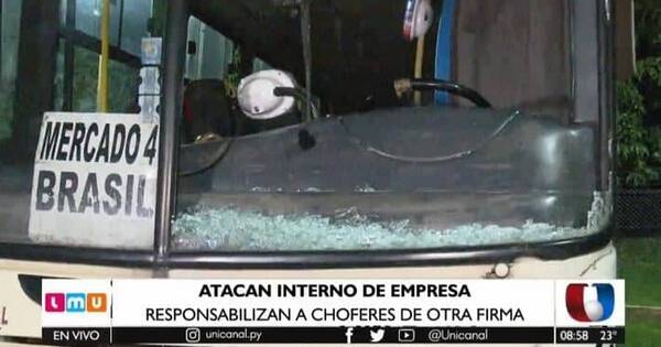 La Nación / Dispararon contra bus de la línea 165 con pasajeros en su interior