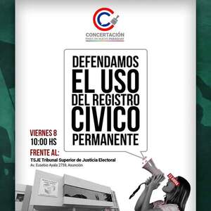 Concertación intentará coaccionar al TSJE con una marcha por el uso del RCP