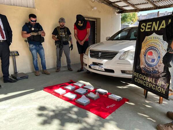 Diario HOY | Detienen a un hombre que transportaba más de 10 kilos de cocaína
