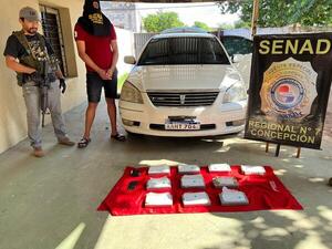 Interceptan vehículo que transportaba carga de cocaína en Concepción | 1000 Noticias