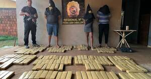La Nación / Detienen a brasileños y un paraguayo con cargamento de marihuana en PJC