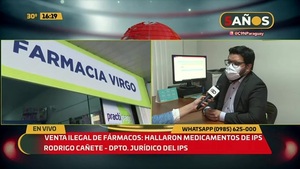 Venta ilegal de Fármacos: Hallaron medicamentos de IPS - C9N