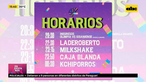 Festival que resume 8 años de musicalidad - Ensiestados - ABC Color