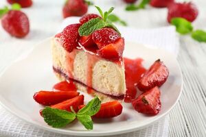 ¡Mmm, postre a la vista! Cheesecake de frutillas para saborear - Gastronomía - ABC Color