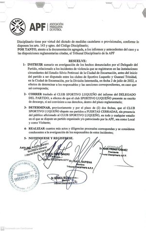 Versus / Sportivo Luqueño jugará sin su gente los dos próximos partidos - Paraguaype.com