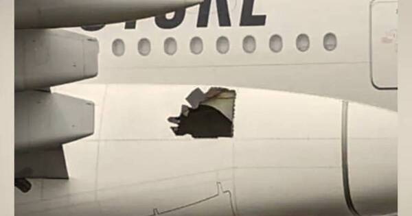 La Nación / Un Airbus voló durante 14 horas con un agujero en el costado