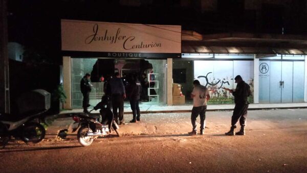 Balean por segunda vez una boutique en Pedro Juan