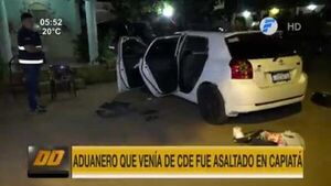 Motochorros asaltaron a aduanero en Capiatá