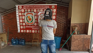 Detienen a adolescente que robó una motocicleta Coronel Oviedo - Noticiero Paraguay