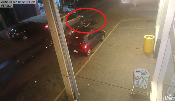 Conductor atropelló a motochorros tras ser testigo de un asalto en Encarnación