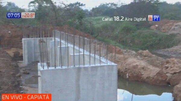 Avanzan rápidamente las obras del puente Poncho Pytã de Capiatá | Noticias Paraguay